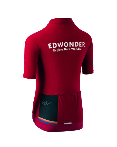 Women's EdW Edition Jersey - Burgundy Red / 超轻系列(女)车衣 - 酒红